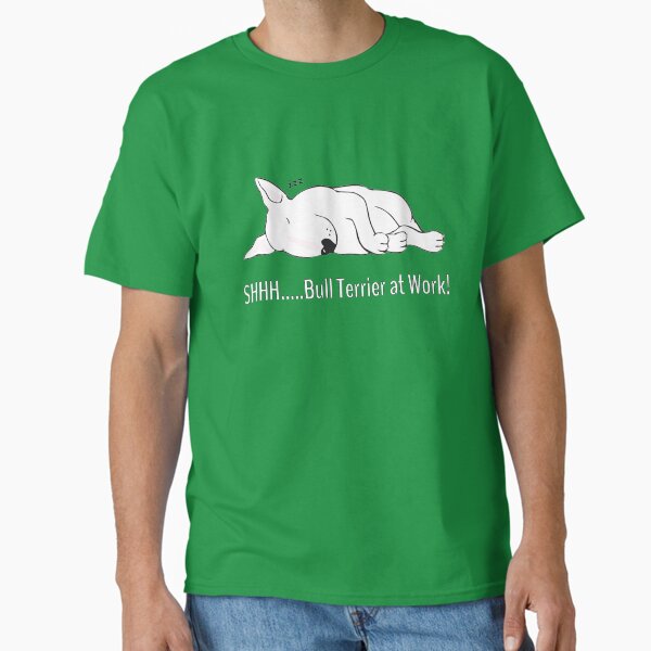 "SHHH..... Bull Terrier at Work!" Classic T-Shirt