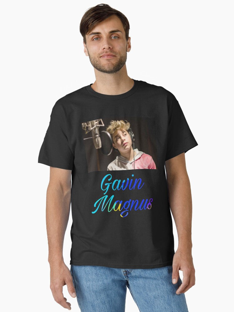 Gavin Magnus Poster Rapper Merumch Trending Unisex Poster Best Classic S Retro Vintage Graphic Poster... Classic T-Shirt