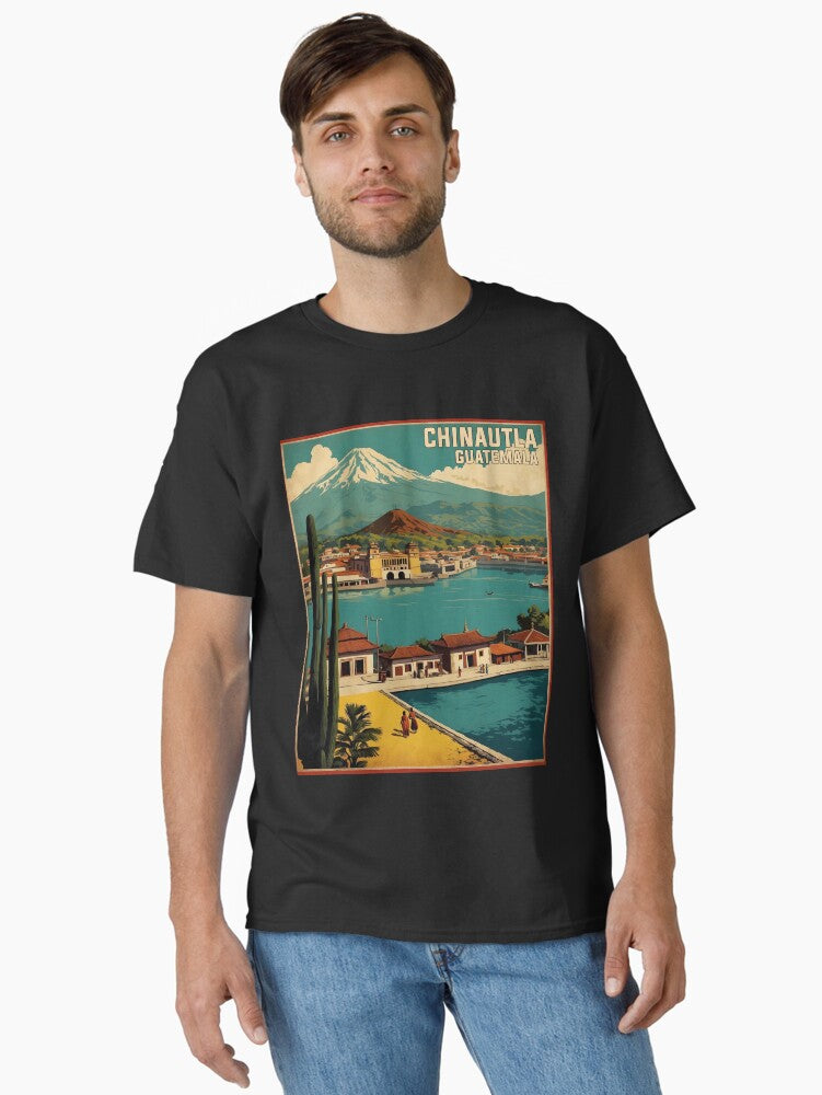 Chinautla Guatemala Vintage Poster Tourism Classic T-Shirt