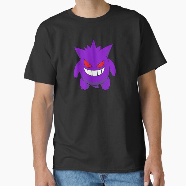 #0094 Fat Little Ghost Monster in a Pocket | GrimShady | Logo Design | Anime fashion Classic T-Shirt