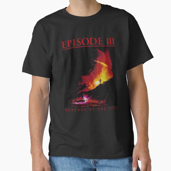 Episode 3 Revenge of The Sith Lightsaber Retro Vintage Shirt Movies Poster Classic T-Shirt