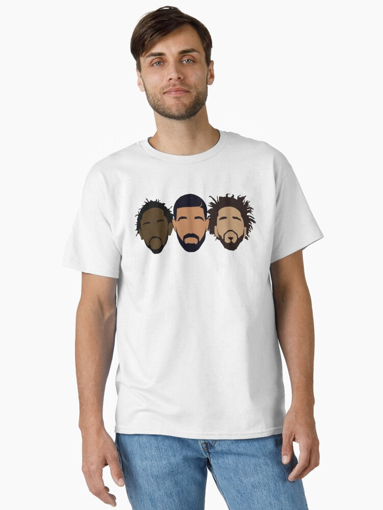 Drake, J Cole, Kendrick Lamar Hoodie Classic T-Shirt Style001