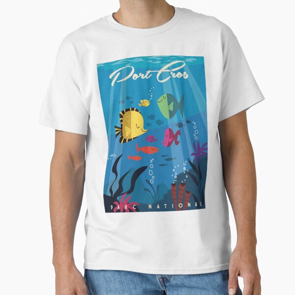 Port Cros poster Classic T-Shirt
