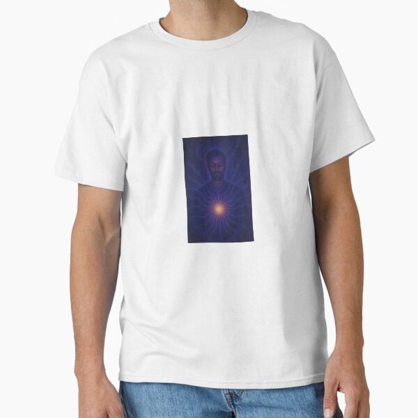 "Silent Radiance – Male Energy in Cosmic Balance" Classic T-Shirt