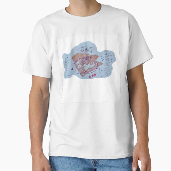 "Warning: May Talk About Crepes Constantly" Classic T-Shirt