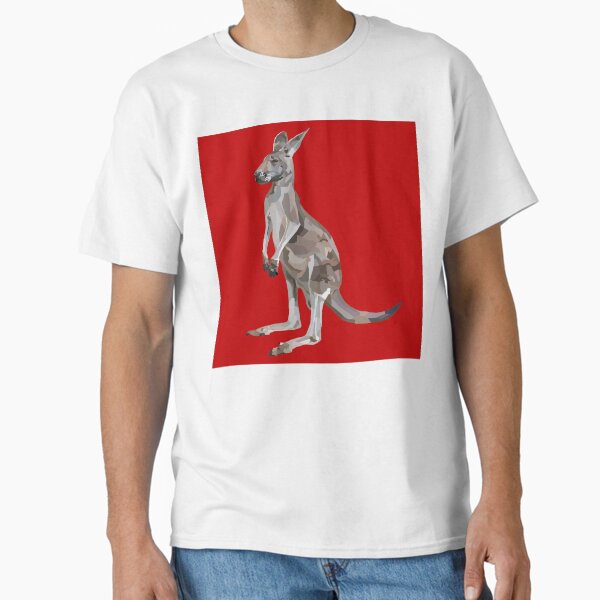 Female Red Kangaroo – Blue Flyer (Osphranter rufus) Classic T-Shirt