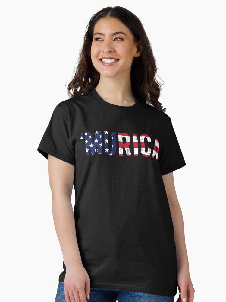 'Murica US Flag Classic T-Shirt