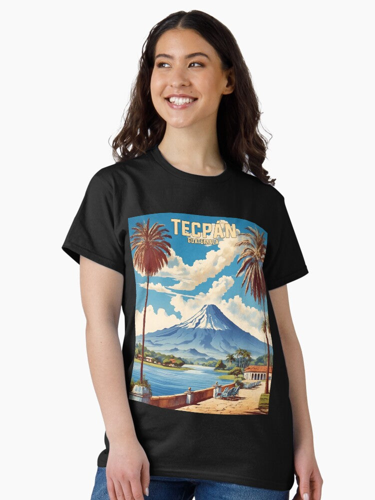 Tecpan Guatemala Vintage Poster Tourism Classic T-Shirt
