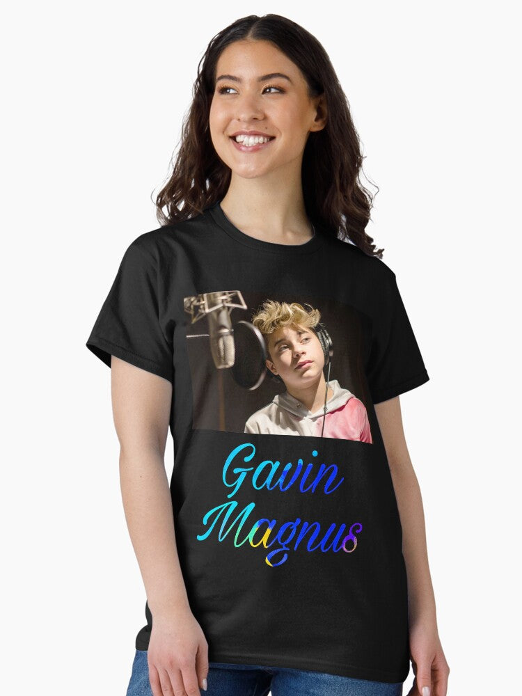 Gavin Magnus Poster Rapper Merumch Trending Unisex Poster Best Classic S Retro Vintage Graphic Poster... Classic T-Shirt