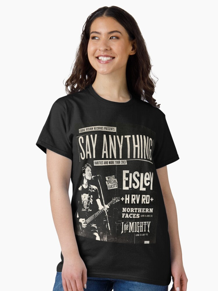 Say Anything Early Rarities Tour poster Classic T-Shirt