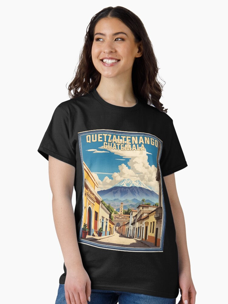 Quetzaltenango Guatemala Vintage Poster Tourism Classic T-Shirt