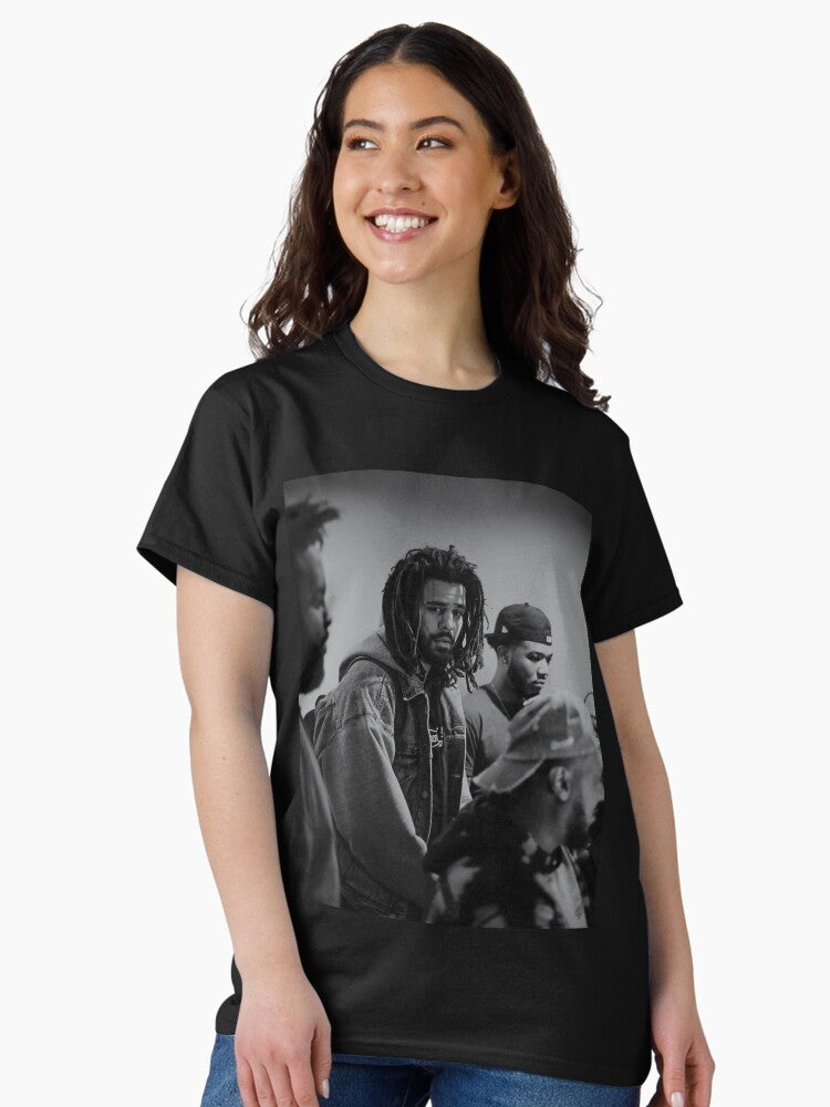 J Cole Poster | 2014 Forest Hills Drive Poster | J Cole Tracklist | Album Cover Poster | Poster Print Wall Art | Custom Poster | Home Decor Active Classic T-Shirt