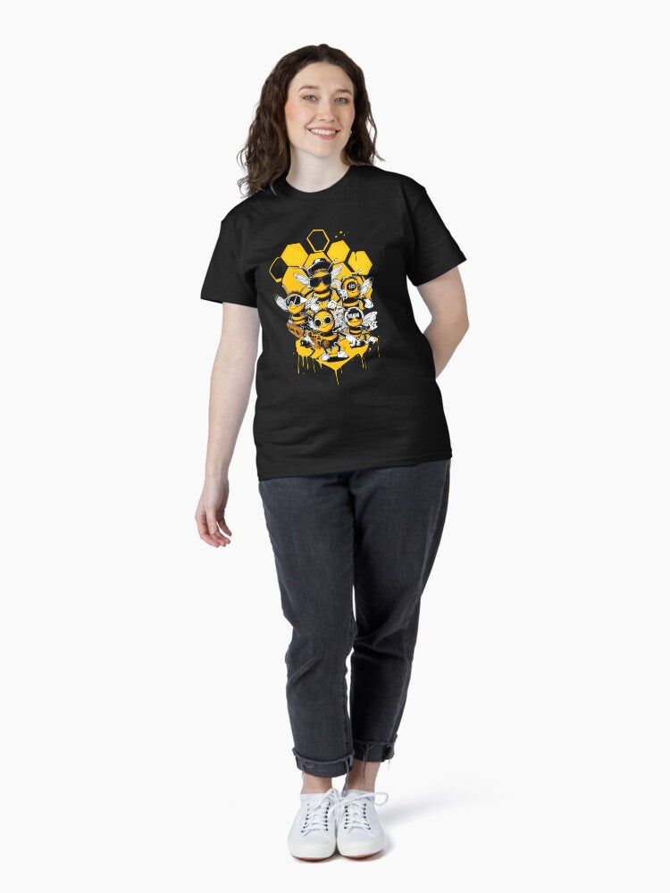 Old School Hip Hop Bees Rap Lover Hoodie Shirt Classic T-Shirt
