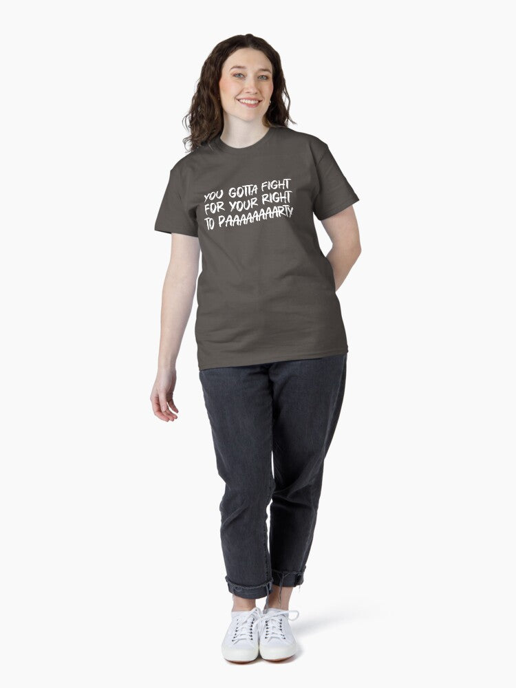 fight for your right, white Classic T-Shirt