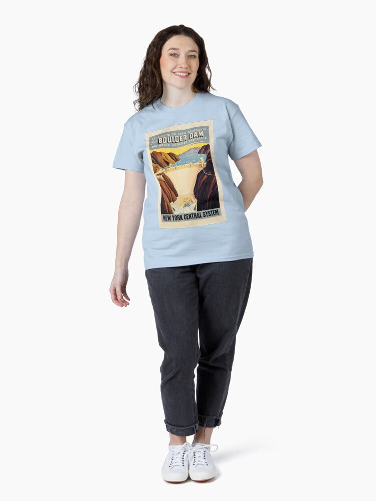 Boulder Dam retro poster Classic T-Shirt