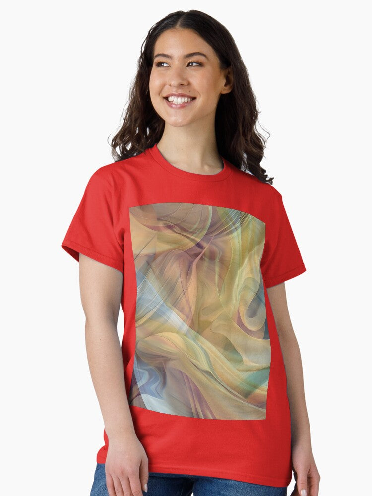Vibrant Abstract Kaleidoscope: Wearable Art for T-shirts, Posters, Stickers, and Home Decor Classic T-Shirt Style003