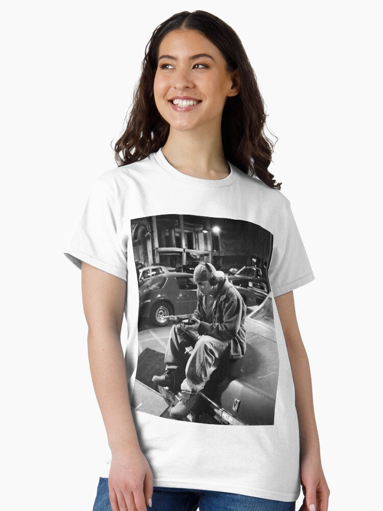 Popular Rapper Style Vintage On The Car - Aesthetic Poster Classic T-Shirt