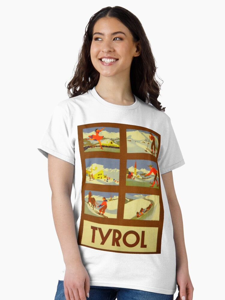 Tyrol vintage travel poster Classic T-Shirt