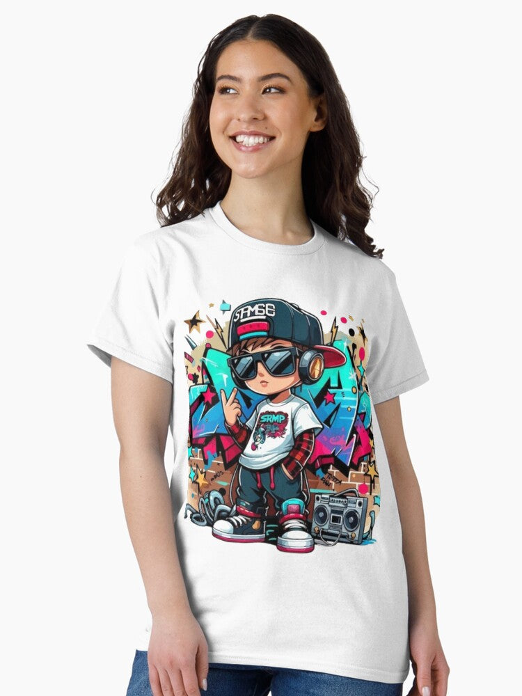 Victor Hip Pop Boy design..... elements like oversized hoodies, snapback caps, and sneakers, making him a true icon of the genre...... Classic T-Shirt
