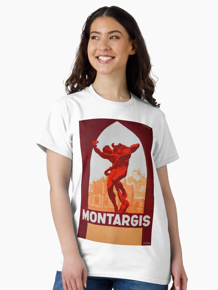 Montargis vintage travel poster Classic T-Shirt