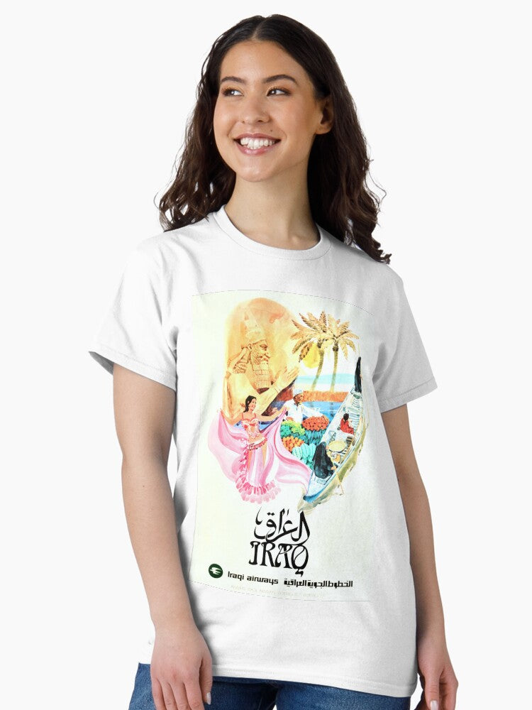 Iraq retro poster Classic T-Shirt