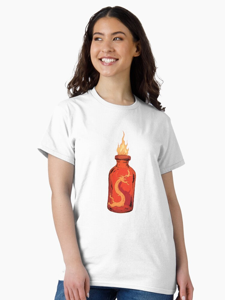 Fiery Dragon's Breath Elixir Comic Style Classic T-Shirt Style002