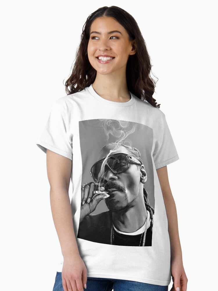 Aesthetic Dogs Smoking Minimalist Poster Classic T-Shirt