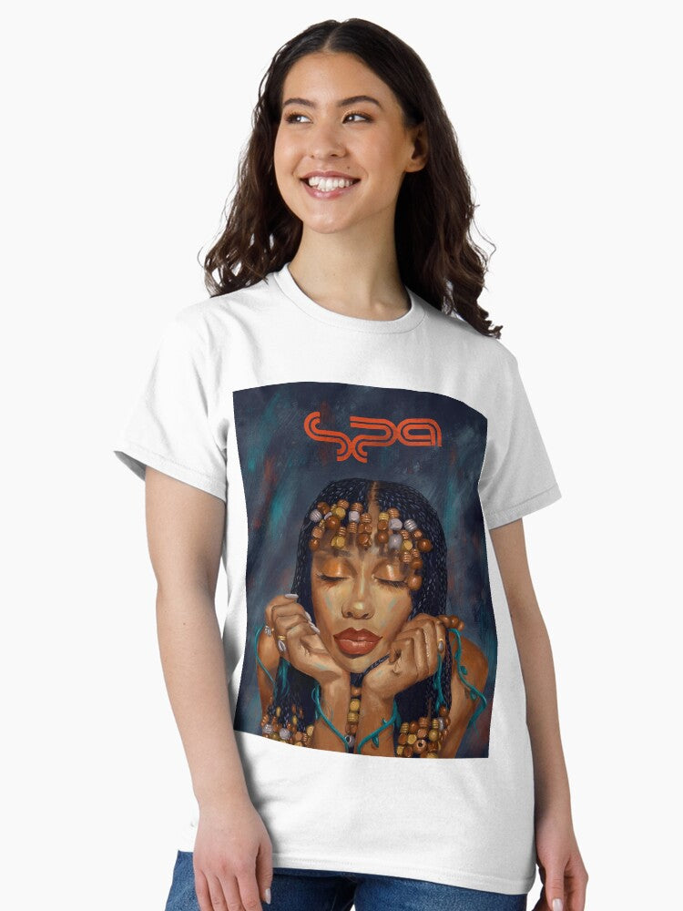Retro braid hair girl Poster Classic T-Shirt
