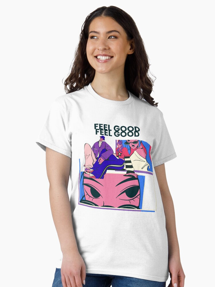 Feel Good Urban Streetwear Illustration - Retro 90s Vibes Classic T-Shirt