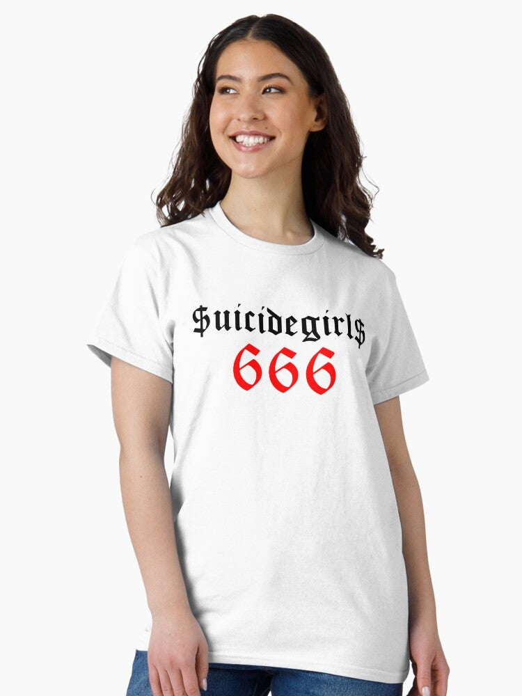 $uicidegirl$ 666 Classic T-Shirt