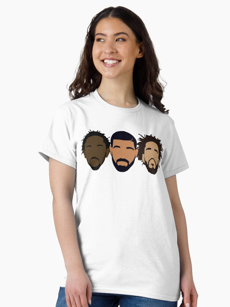 Drake, J Cole, Kendrick Lamar Hoodie Classic T-Shirt Style001