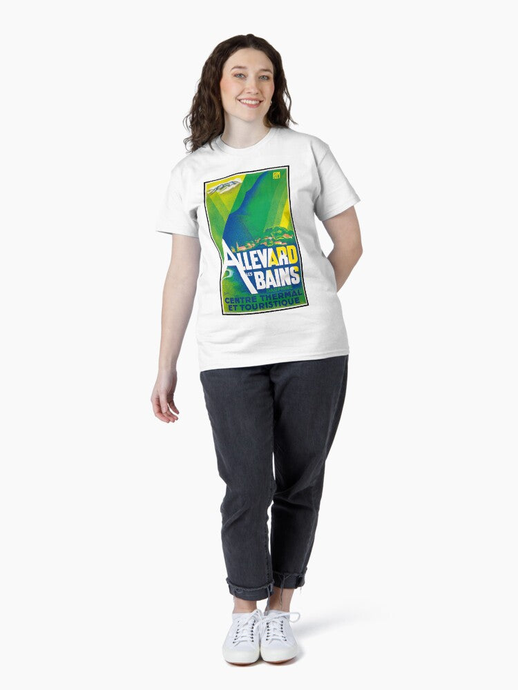 Allevard les bains vintage travel poster Classic T-Shirt