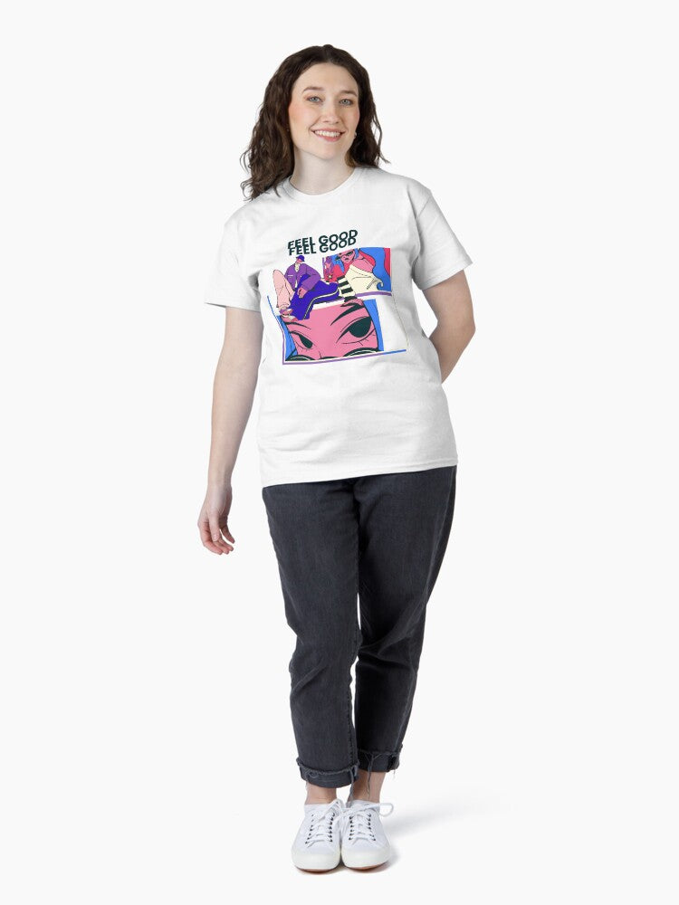 Feel Good Urban Streetwear Illustration - Retro 90s Vibes Classic T-Shirt