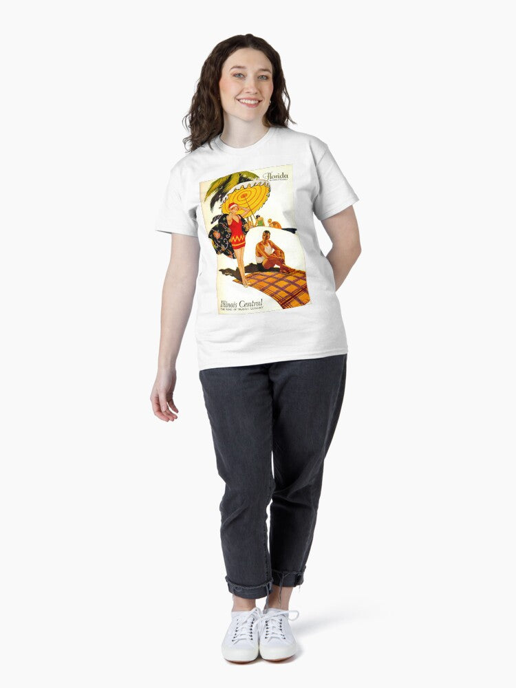 Florida Land of Sunshine vintage travel poster Classic T-Shirt
