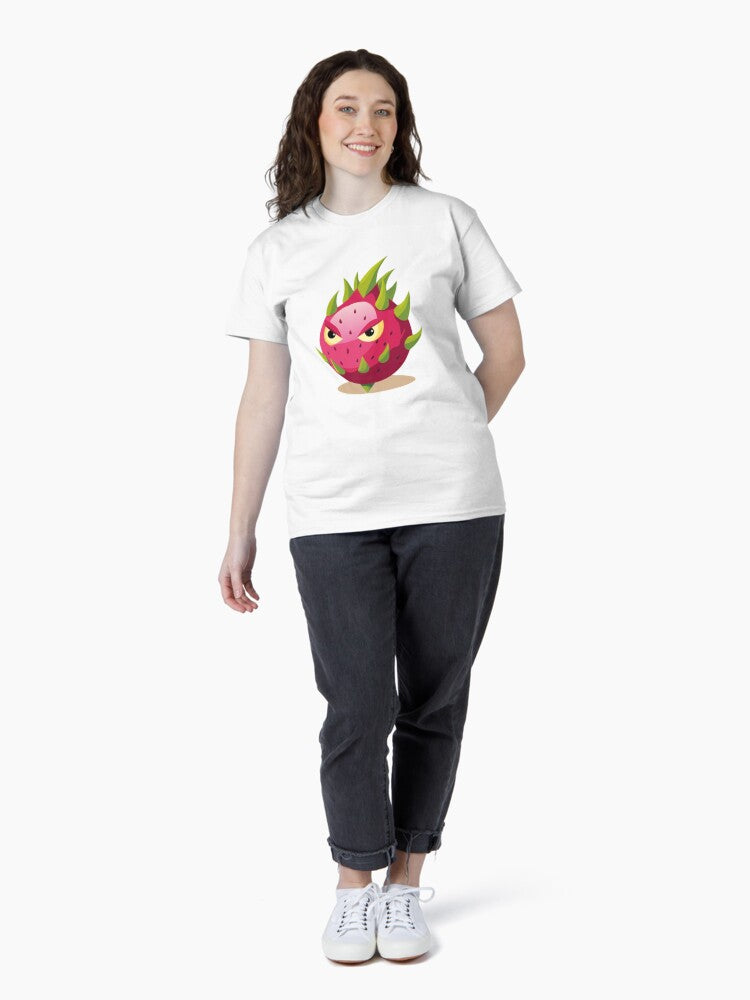 Fierce Dragon Fruit – Spiky Attitude Tropical Character Classic T-Shirt