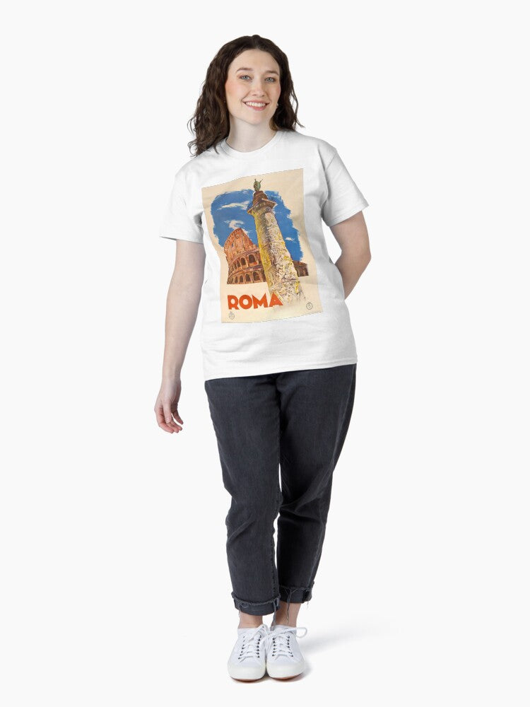 Roma vintage travel poster Classic T-Shirt