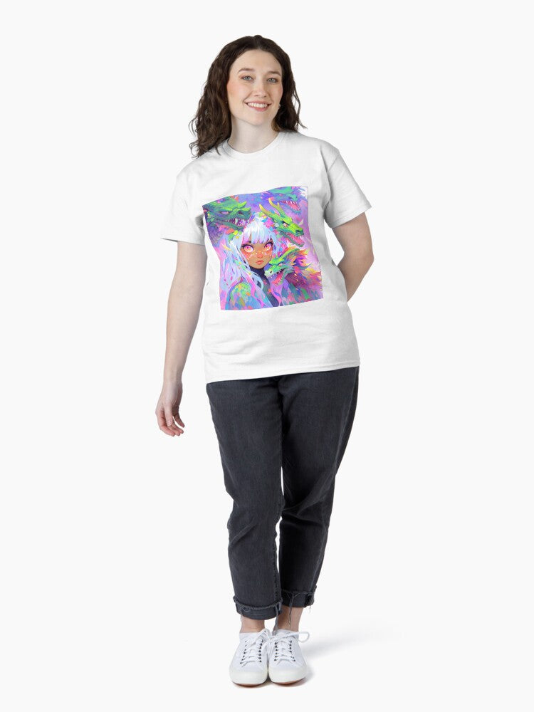 Fiery Dragon Tamer with Wild Hydra Classic T-Shirt