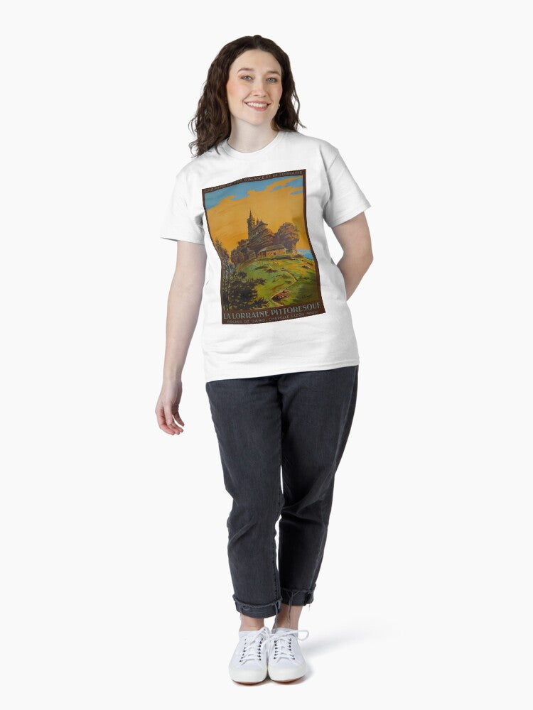 La Lorraine Pittoresuqe vintage travel poster Classic T-Shirt