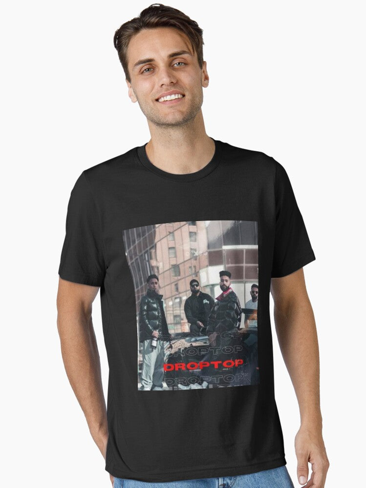 AP Dhillon Droptop poster Ap Dhillon poster punjabi singer punjab Essential T-Shirt