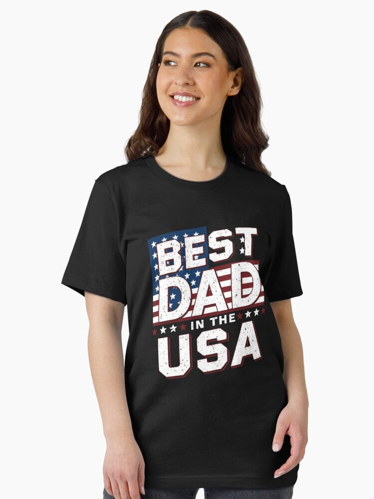 Fathers Day Best Dad in the USA Essential T-Shirt