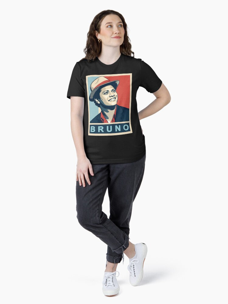 BRUNO — Pop Hope Portrait in Retro Poster Style Essential T-Shirt