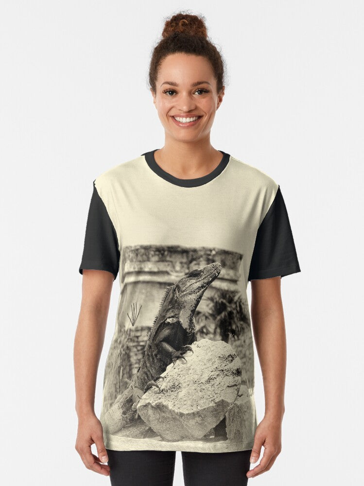 "The Poser of Tulum" (yellowed) Graphic T-Shirt