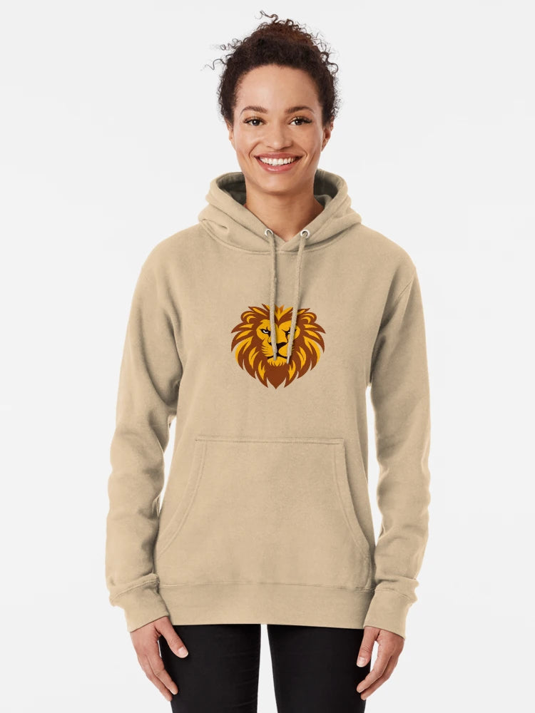 Fierce Cartoon Lion Face Design Classic T-Shirt
