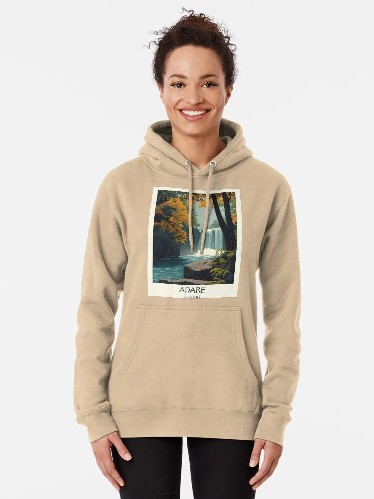 Adare Village Poster – Autumn Waterfall & Irish Stone Bridge Classic T-Shirt