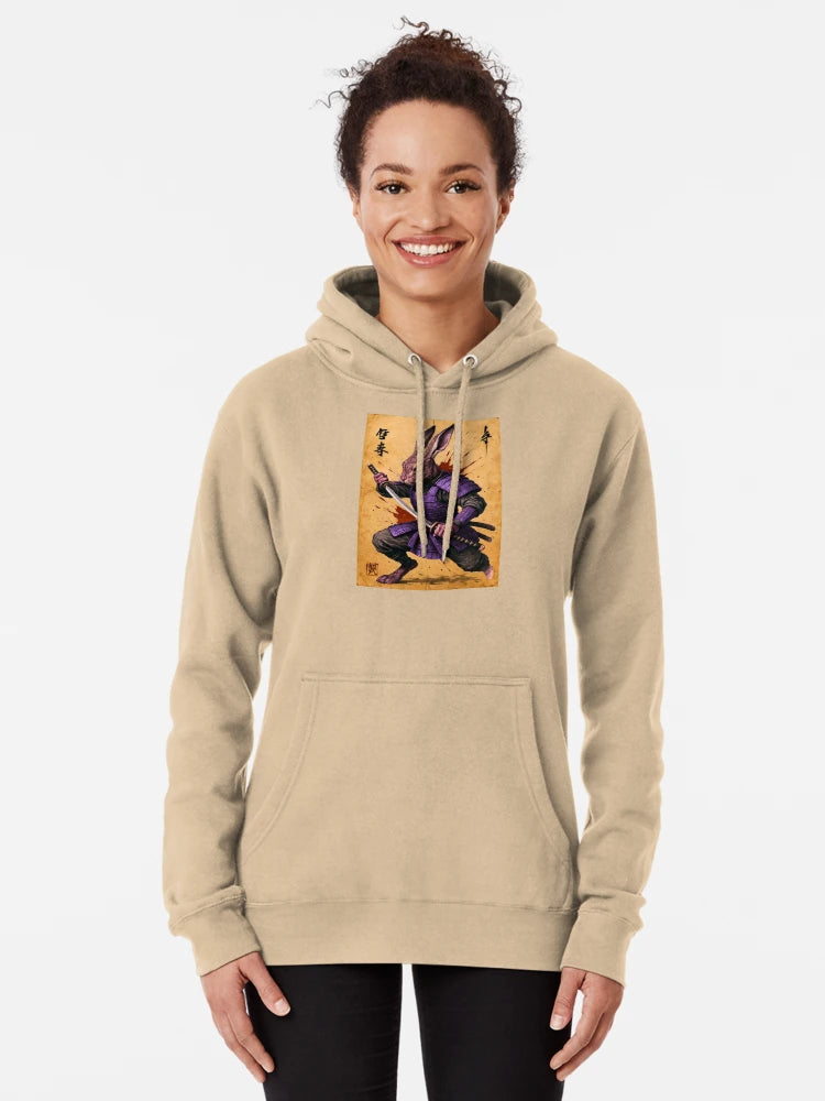 Fierce Hare Samurai - Rabbit Warrior - Japanese Ink Style Classic T-Shirt