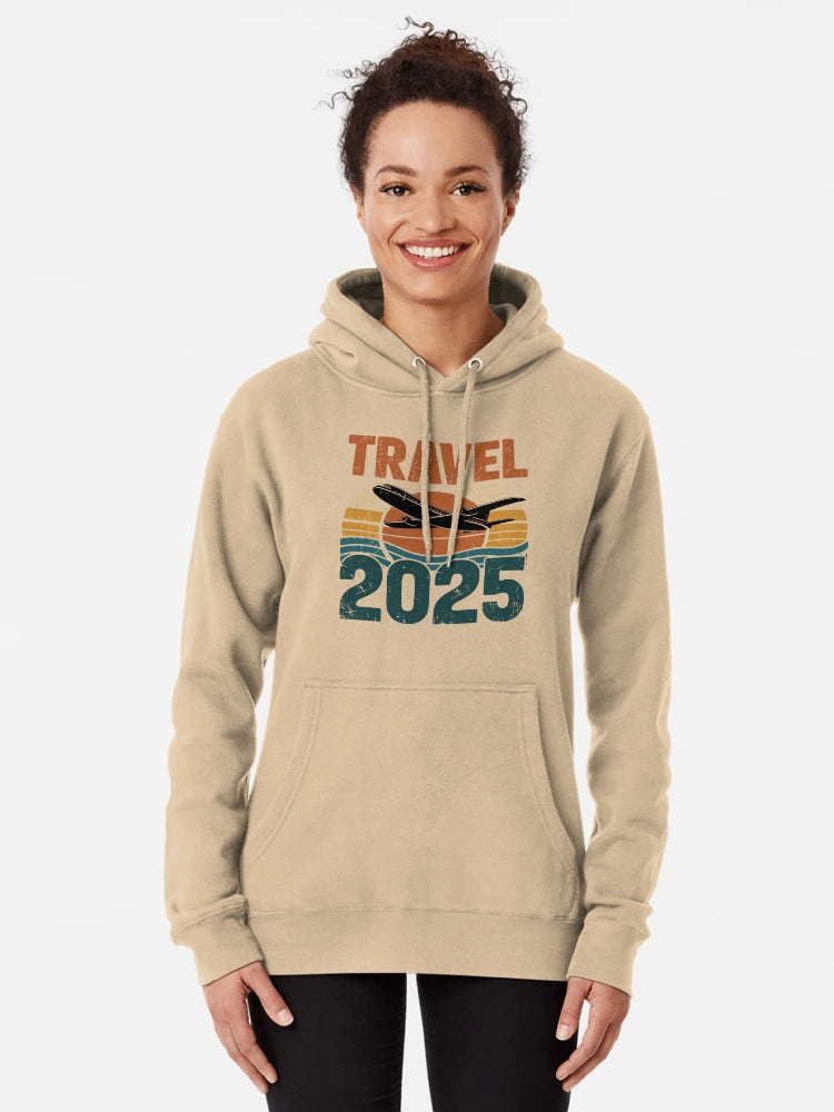 "Travel 2025 Vintage Adventure Poster" Classic T-Shirt