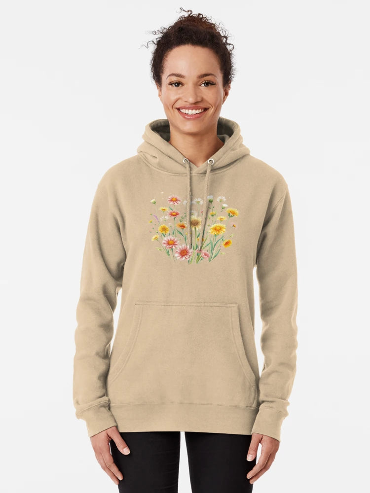 "Whimsical Wildflowers Botanical Illustration" Classic T-Shirt