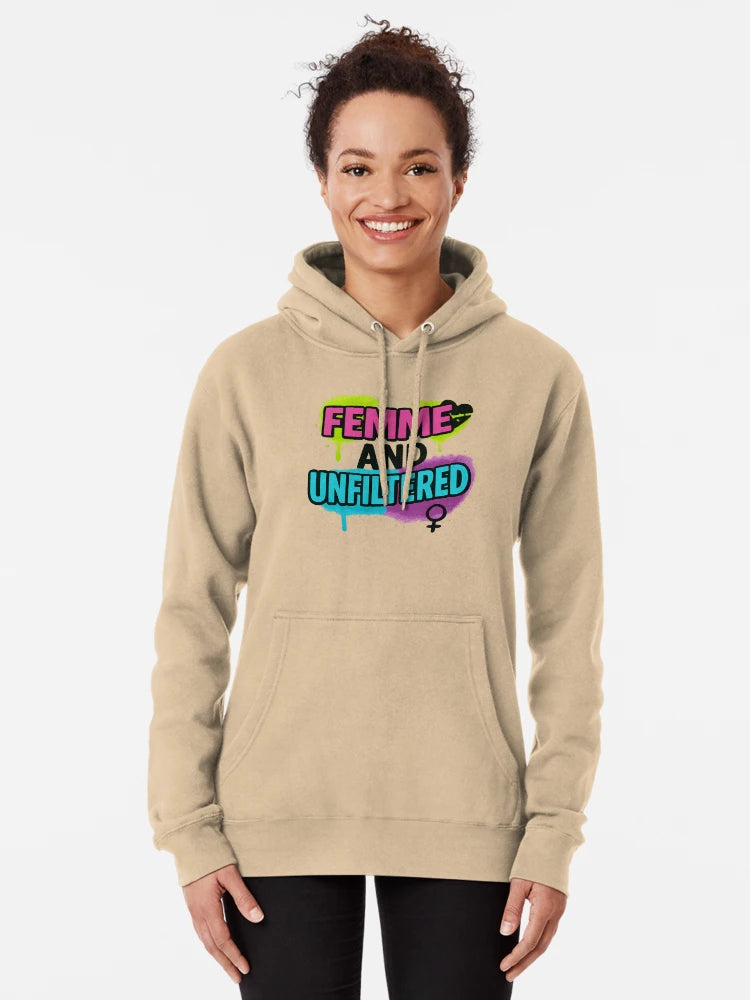 Femme and Unfiltered – Bold Pride Typography Classic T-Shirt