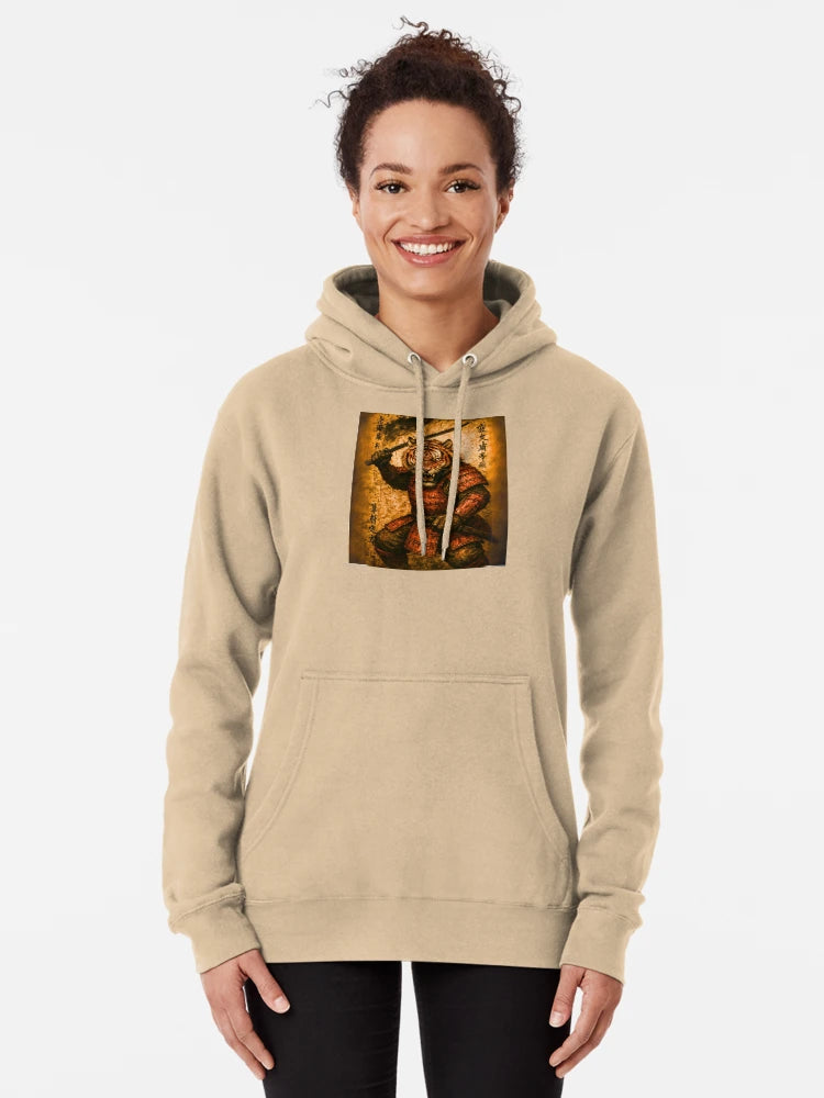 Fierce Tiger Samurai Warrior - Japanese Ink Style Classic T-Shirt