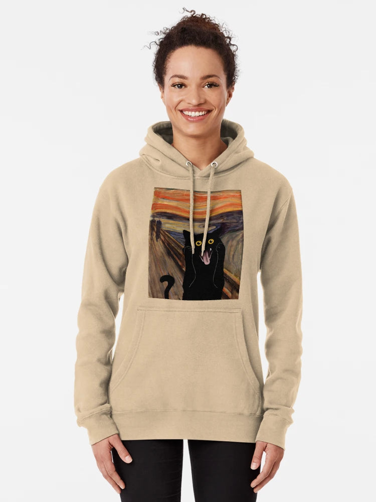 Cat Poster The Scream Cat Classic T-Shirt
